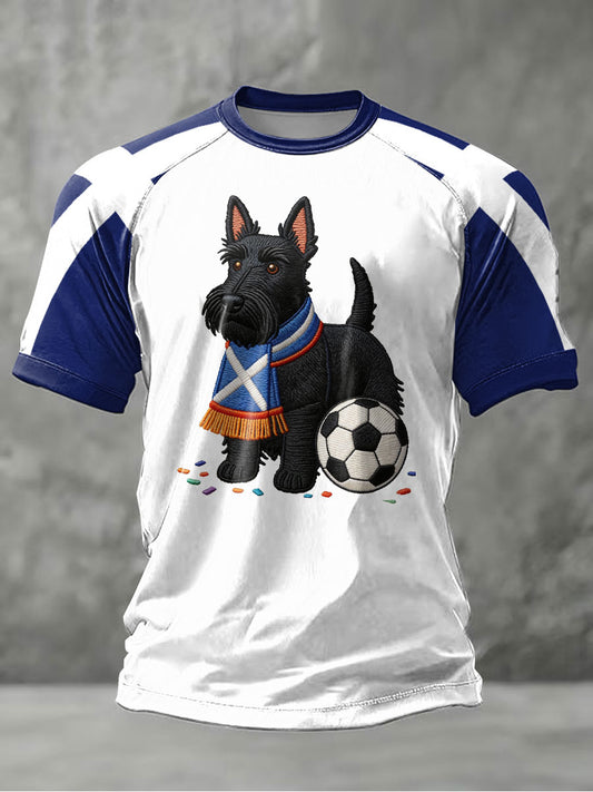 Men's UK Football Lover Scotland Printed short sleeve t-shirt