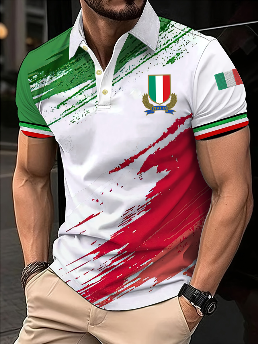 Maglietta Rugby Italia Uomo
