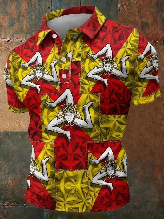 Camicia Sicilia Trinacria da uomo