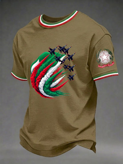 T-shirt da uomo con stampa Festa della Repubblica Repubblica Italiana