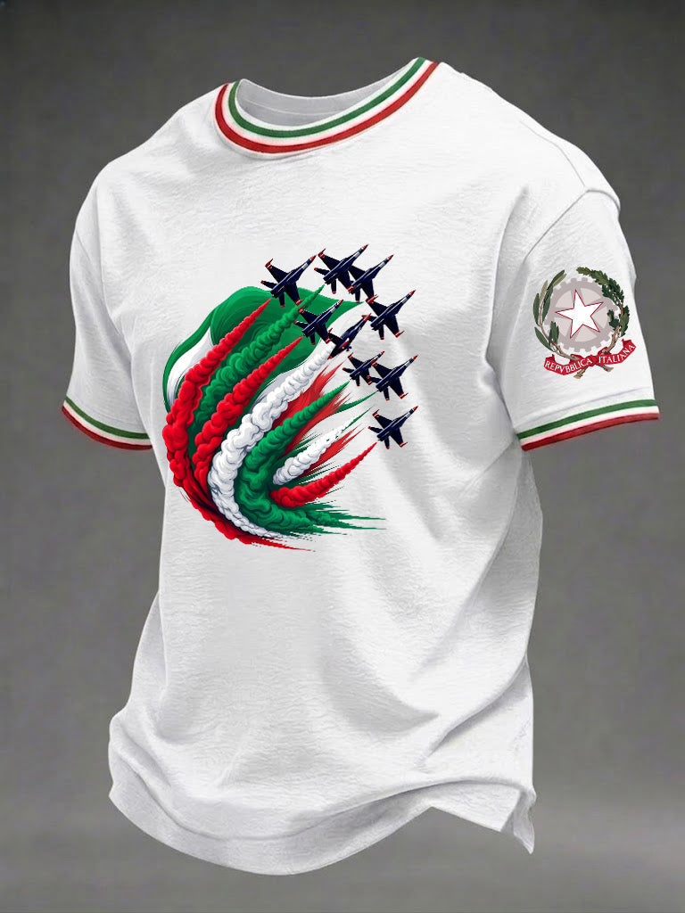 T-shirt da uomo con stampa Festa della Repubblica Repubblica Italiana