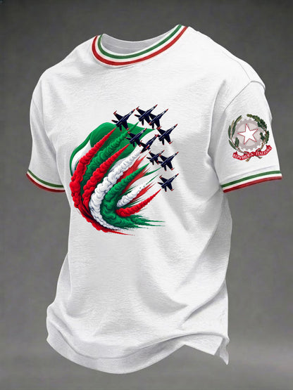 T-shirt da uomo con stampa Festa della Repubblica Repubblica Italiana