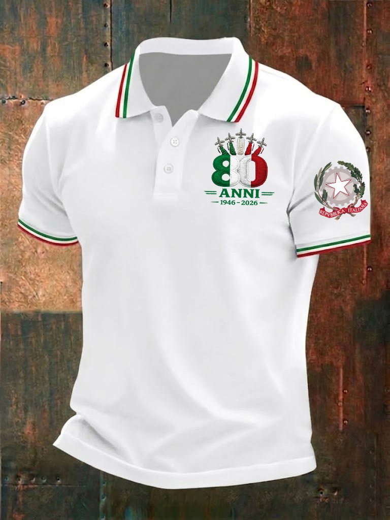 Camicia da uomo con stampa Festa della Repubblica Repubblica Italiana