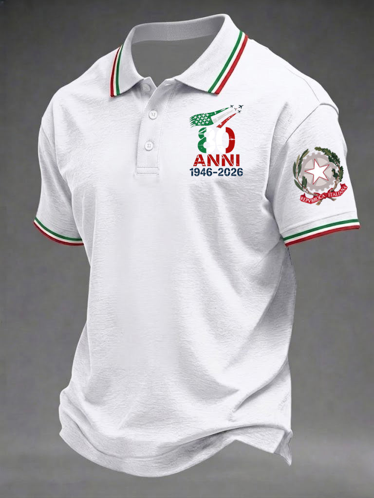 Camicia da uomo con stampa Festa della Repubblica Repubblica Italiana