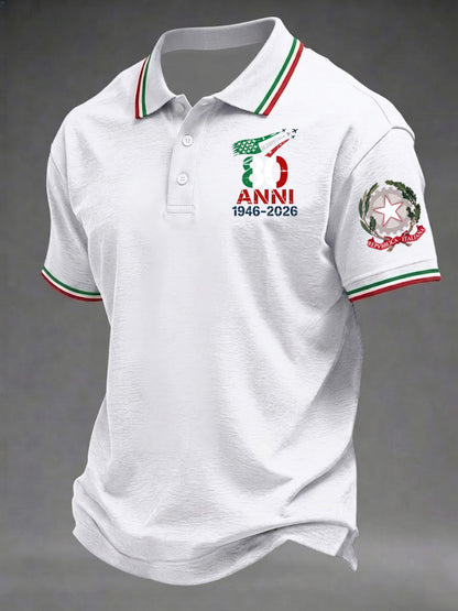 Camicia da uomo con stampa Festa della Repubblica Repubblica Italiana