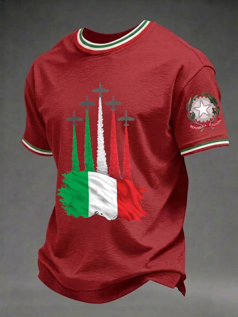 T-shirt da uomo con stampa Festa della Repubblica Repubblica Italiana