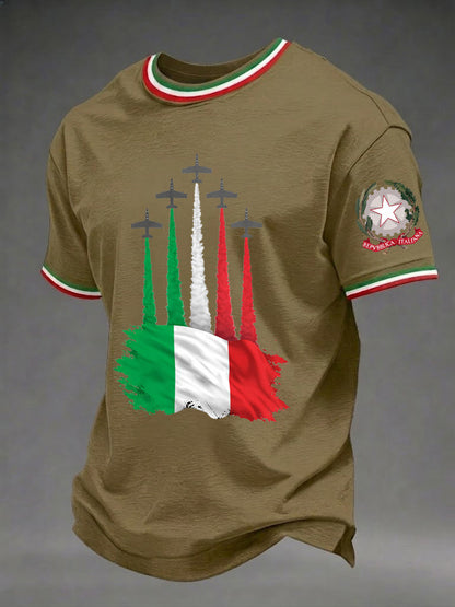 T-shirt da uomo con stampa Festa della Repubblica Repubblica Italiana