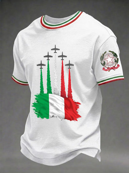 T-shirt da uomo con stampa Festa della Repubblica Repubblica Italiana