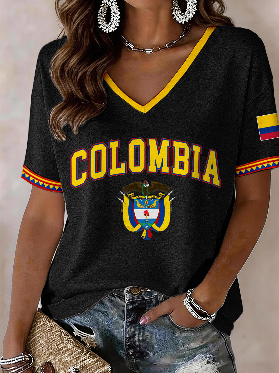 Women's Colombia V-Neck T-Shirt