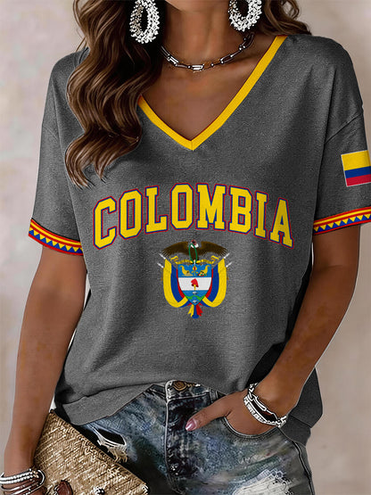 Women's Colombia V-Neck T-Shirt