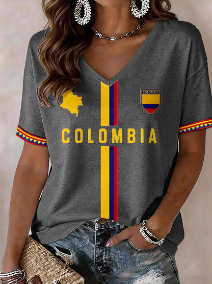 Women's Colombia V-Neck T-Shirt