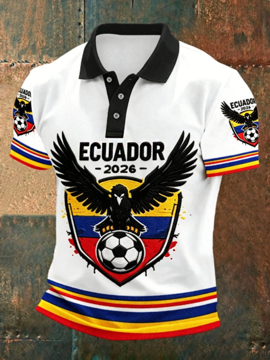 Men's ECUADOR 2026 Football polo shirt