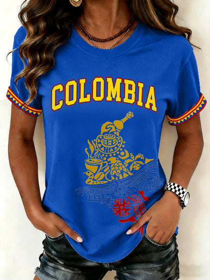 Women's Colombia Print T-Shirt