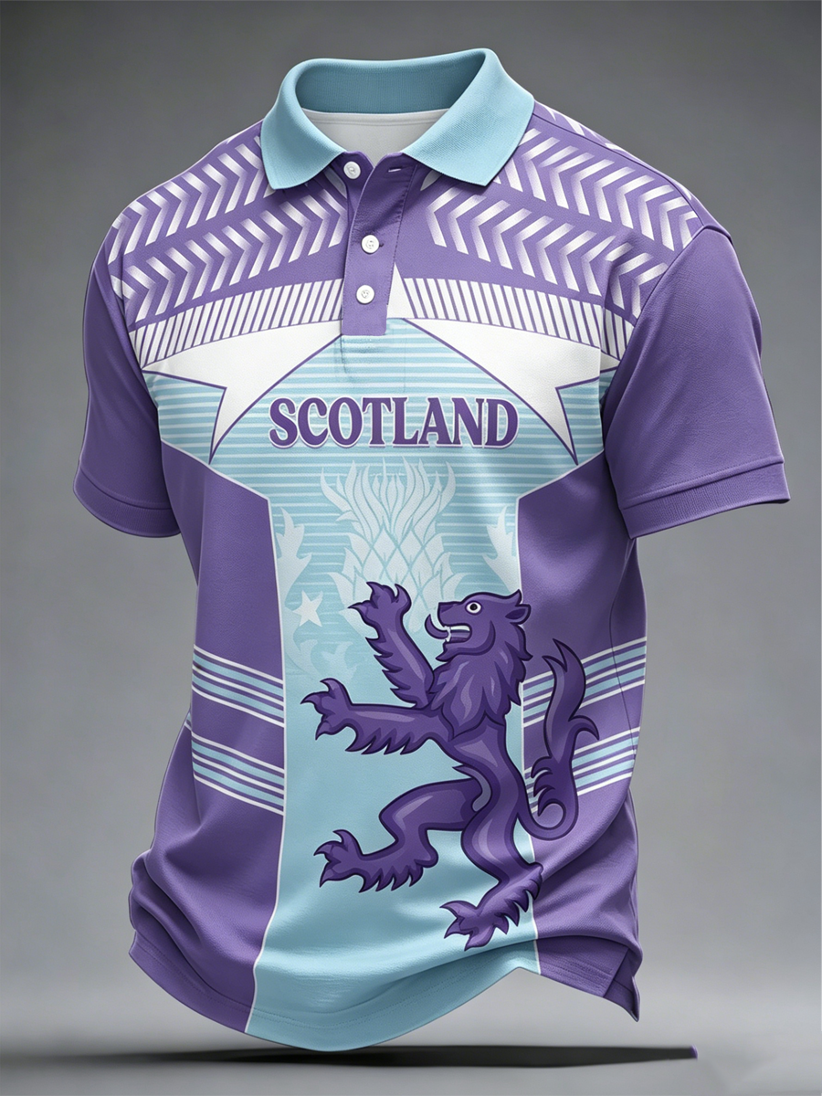 Men's Scotland Printed polo shirt
