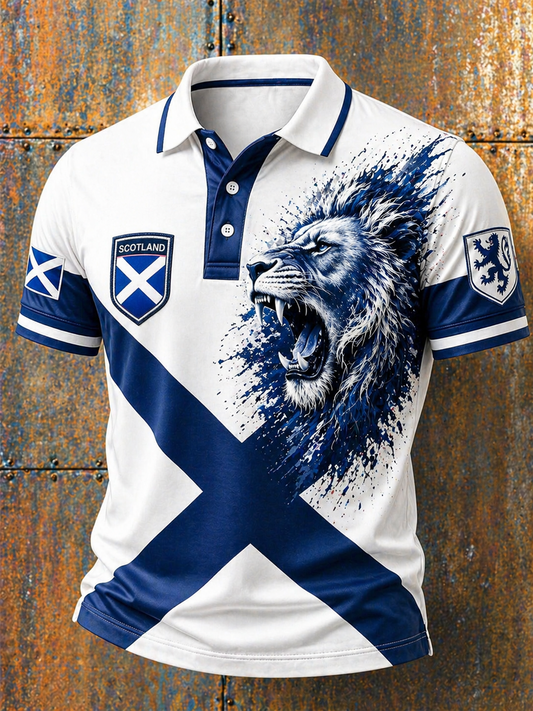 Men's Scotland Printed polo shirt