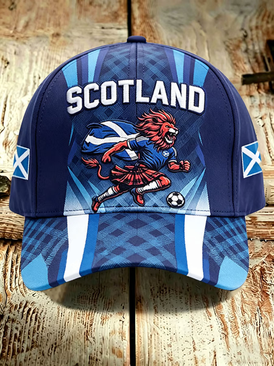 Unisex UK Football Lover Scotland Printed Hat