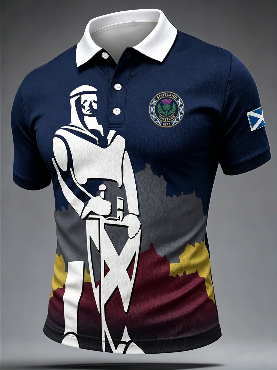 Men's Scotland Printed polo shirt