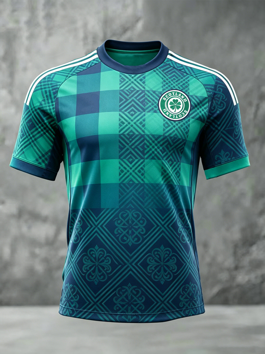 Men's UK Football Lover Scotland Printed short sleeve t-shirt