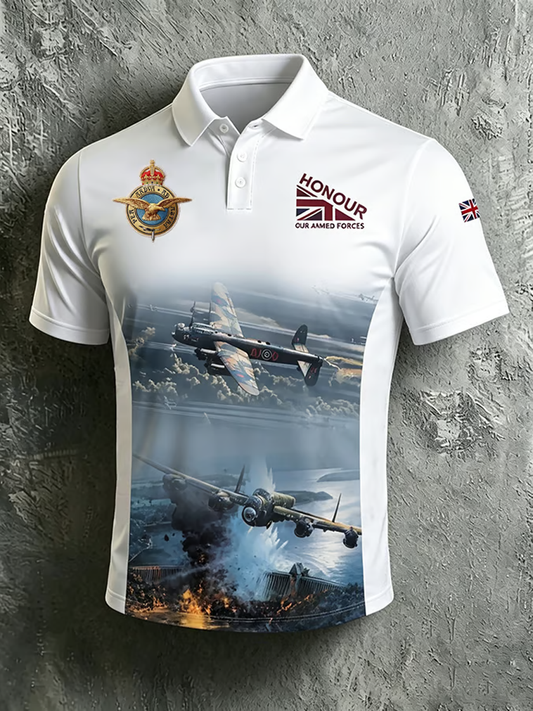 Men's British Air Force Printed polo shirt
