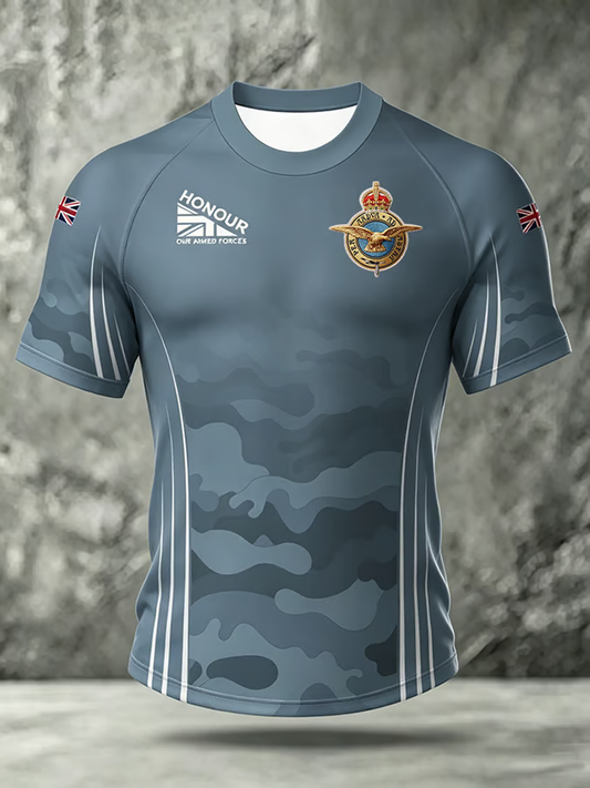 Men's British Air Force Printed short sleeve t-shirt