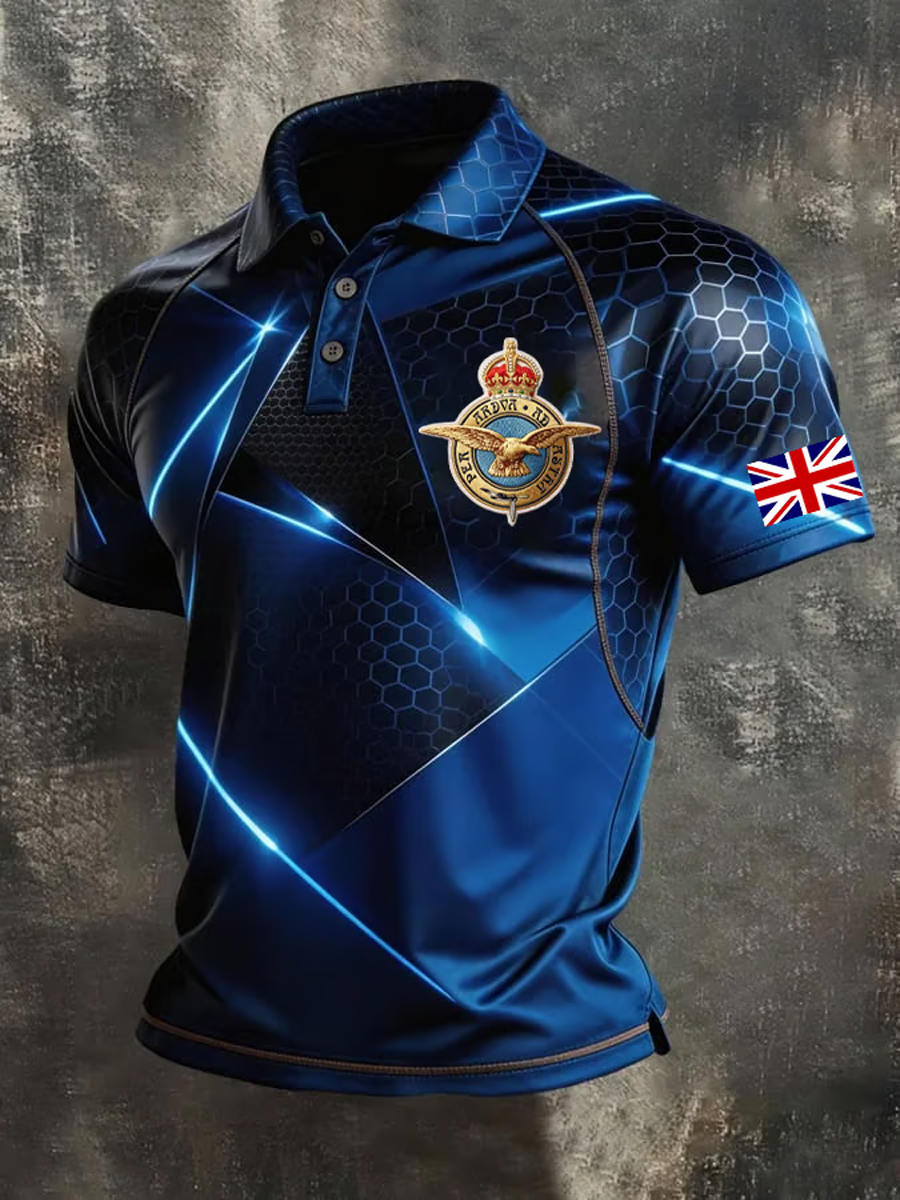 Men's British Air Force Printed polo shirt