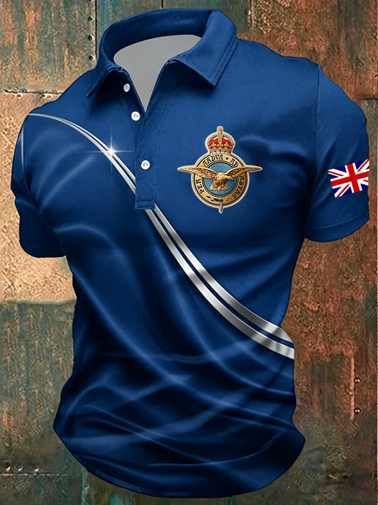 Men's British Air Force Printed polo shirt
