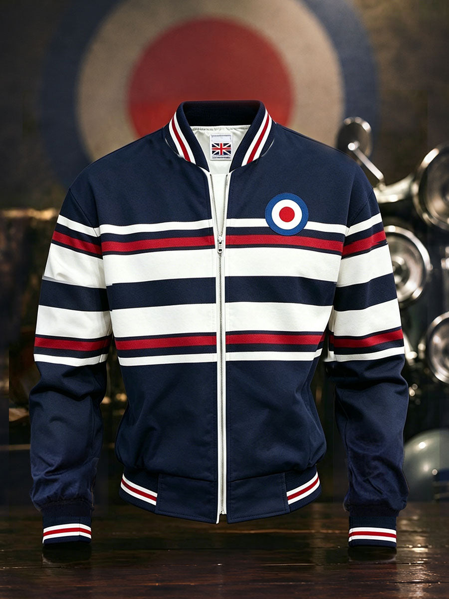 Men's UK Mods Music Lover Printed Monkey Jacket
