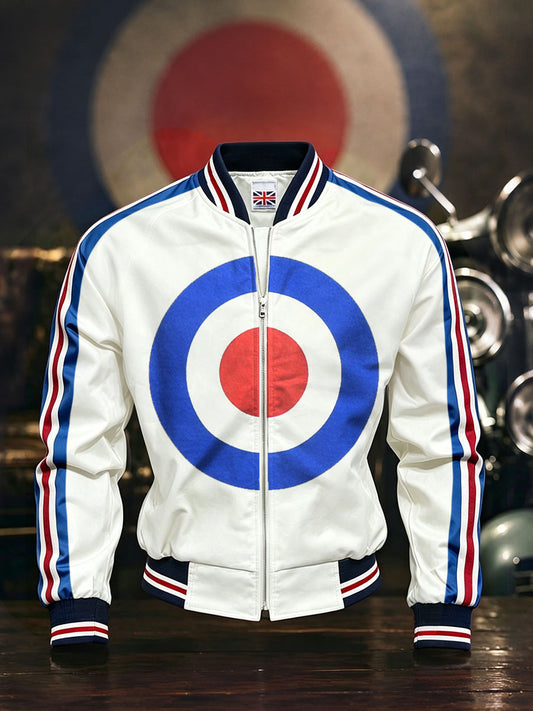 Men's Mods UK Music Lover Printed Monkey Jacket