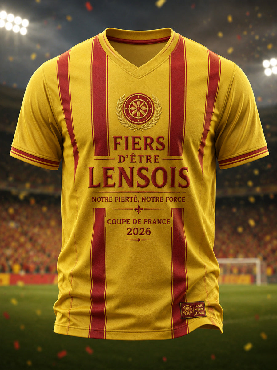 T-shirt homme col en V à imprimé Champion 2026